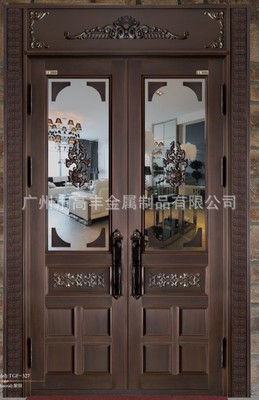 广东酒店铜门、铜雕花门、铜锻打门图片|广东酒店铜门、铜雕花门、铜锻打门产品图片由广州市高丰金属制品公司生产提供-