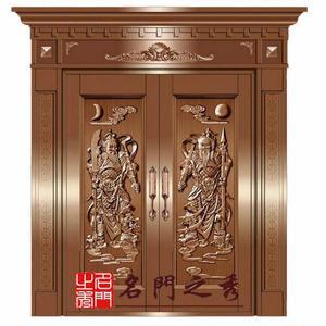 【湖北对开铜门别墅进户铜门家用防盗铜门生产定做】价格_厂家_图片 -
